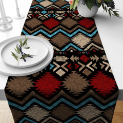 Aztec-Inspired Print Table Runners
