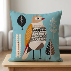 Nordic Coastal Breeze Printed Cushion Covers - (Pack of 5) For Living Room, Bed Room, Home Decor
