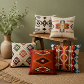 Terracotta Southwestern Cushion Covers Pack of 5