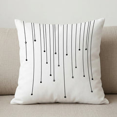 Modern String Pattern Throw Pillow Covers Pack of 4
