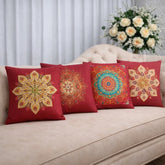 Britimes Throw Printed Cushion Cover pack of 4