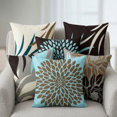 Blue Decorative Cushion Covers Pack of 6