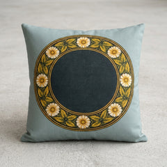 French White Birds and Flowers Cushion Cover Pack of 4