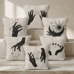 Magic Hands Printed Cushion Covers Pack Of 6