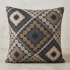 Abstract Geometric Brown Cushion Covers Pack of 4