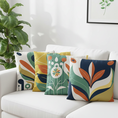 Artistic Flora Cushion Covers Pack of 4