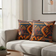 Modern Tribal Cushions Cover Pack of 2