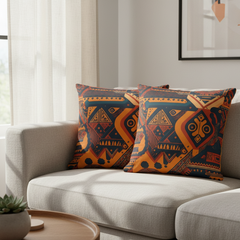 Modern Tribal Cushions Cover Pack of 2