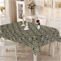 Green Geometric Table Covers