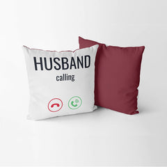 Husband calling Cushion Covers - Pack of 2