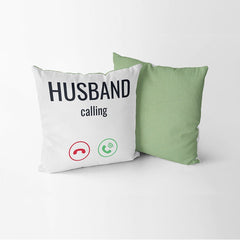 Husband calling Cushion Covers - Pack of 2