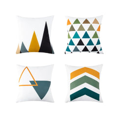 Teade Geometric Throw Pillow Covers Pack of 4