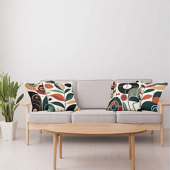 Abstract Botany Cushion Cover Pack Of 4