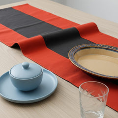 Red Noir Elegance Table Runner