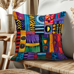 Tribal Palette Cushion Cover Pack Of 4