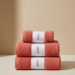 Pure Cloud Ultra Soft Towel Reddish Orange Pack of 3