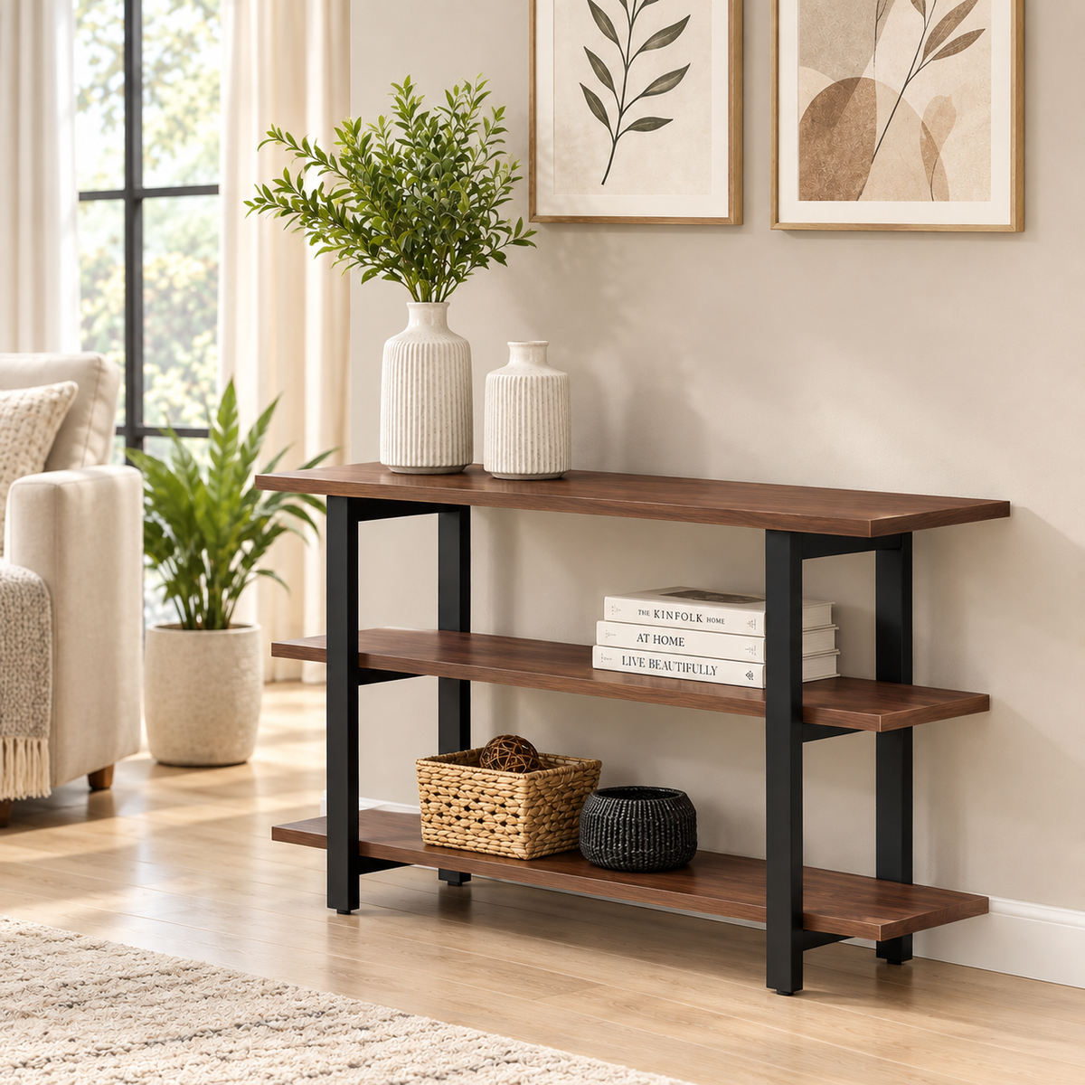 ALEZZI Entryway Lounge Living Room Console Table