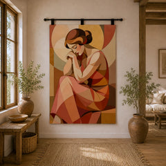 Amber Solace Wall Tapestry