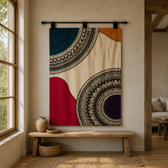 Celestial Mandala Wall Tapestry