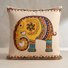 Desert Folk Art Printed Cushion Covers - (Pack of 4) For Living Room, Bed Room, Home Decor