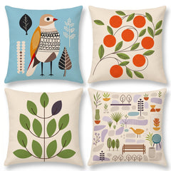 Next-Gen Luxury & Designer Printed Cushion Covers - (Pack of 4) For Living Room, Bed Room, Home Decor