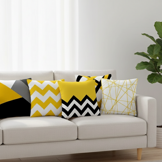 Golden collection Cushion Covers Pack of 5