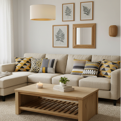 Honey Comb Geometric Cushion Covers Pack of 6
