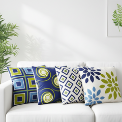 Ocean Garden Cushion Covers Pack of 4