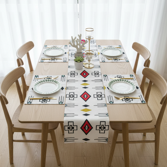 Southwestern Table Runner with Mats