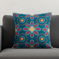 Ocean Flowers Cushion Covers Pack of 4