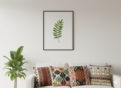 HOSTECCO Aztec Tribal Cushion Covers Pack of 4