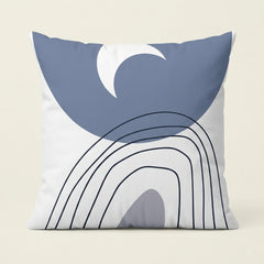 Scandi Leaf Abstract Printed Cushion Covers - (Pack of 4) For Living Room, Bed Room, Home Decor