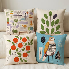Next-Gen Luxury & Designer Printed Cushion Covers - (Pack of 4) For Living Room, Bed Room, Home Decor