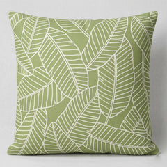 Fresh Foliage Printed Cushion Covers - (Pack of 6) For Living Room, Bed Room, Home Decor