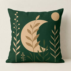 Verdant Earth Botanica Printed Cushion Covers - (Pack of 4) For Living Room, Bed Room, Home Decor