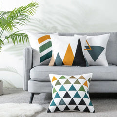 Teade Geometric Throw Pillow Covers Pack of 4