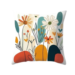 Colorful Floral Cushion Cover Set Pack Of 4