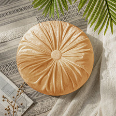Velvet Round Pumpkin Futon Cushion