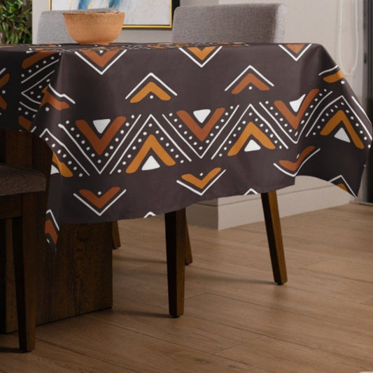 Afrocentric Mudcloth Print Tablecloths