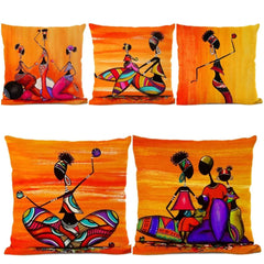 Egyptian Cleopatra Cushion Covers Pack of 5