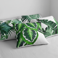 African Tropical Plant Cushion Cover Pack of 4