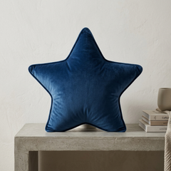 Royal Blue Midnight Star Collection Luxe Velvet Cushion